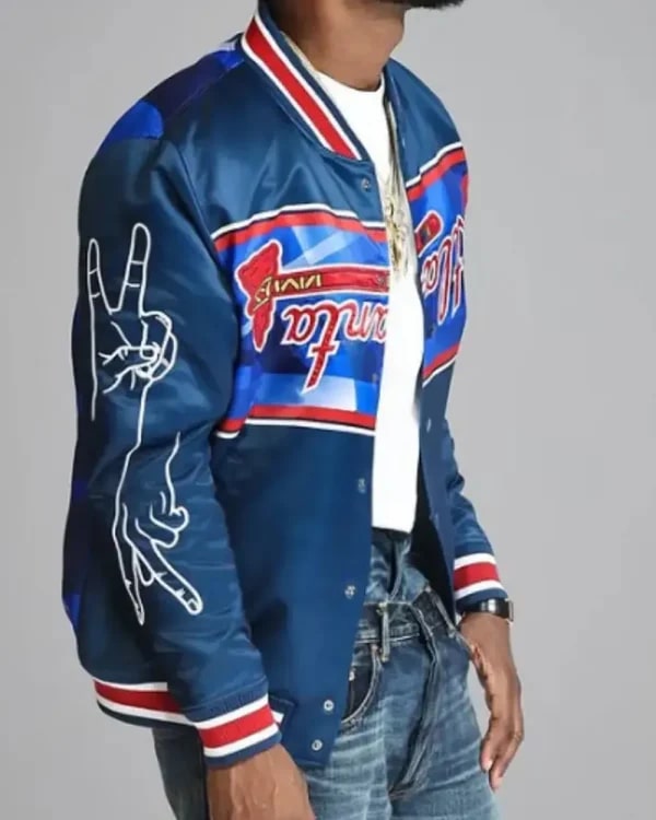 Atlanta Braves Usher x New Era Varsity Jacket Clanton Jacket