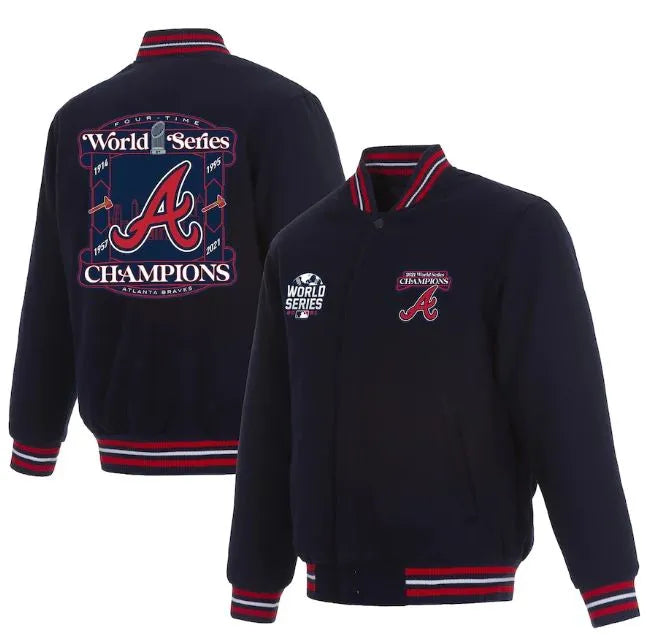 Atlanta Braves Full Snap Jacket