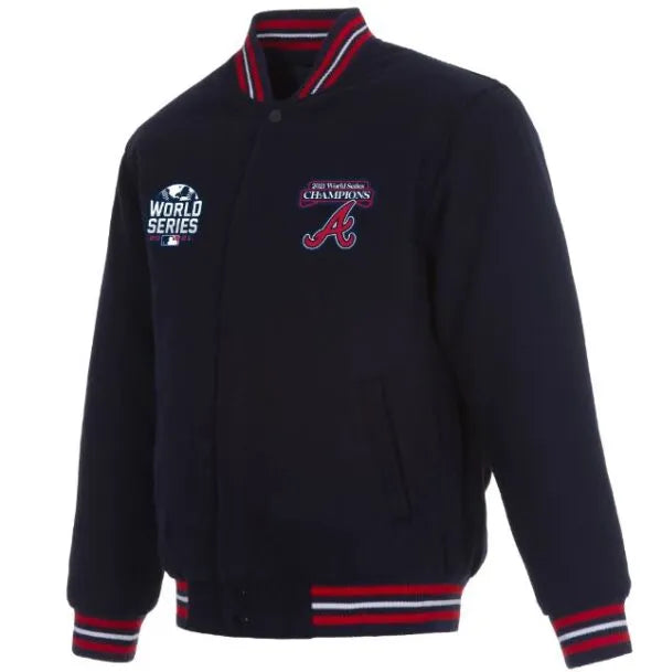 Atlanta Braves Full Snap Jacket