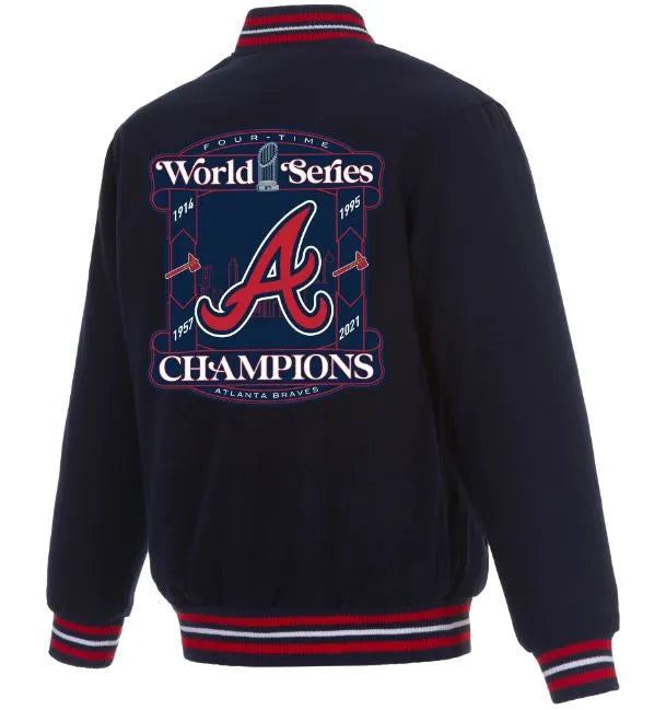 Atlanta Braves Full Snap Jacket