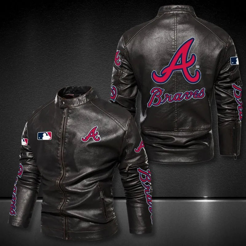 Atlanta Braves Motor leather jacket