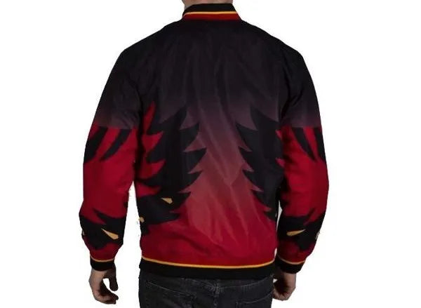 Atlanta Hawks Black and Red Jacket