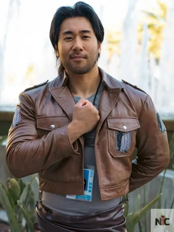 Attack on Titan Scouting Legion Leather Jacket Clanton Jacket