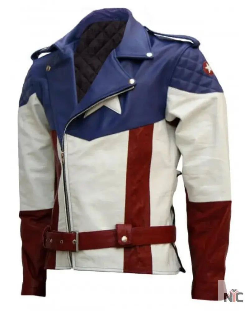 Avenger Hot Version Captain America Leather Jacket Clanton Jacket