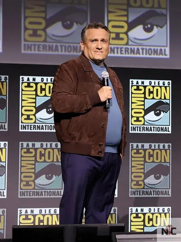 Avengers Doomsday Joe Russo Suede Leather Jacket Clanton Jacket
