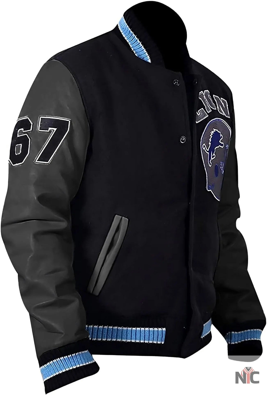 Axel Foley Detroit Lions Jacket Clanton Jacket