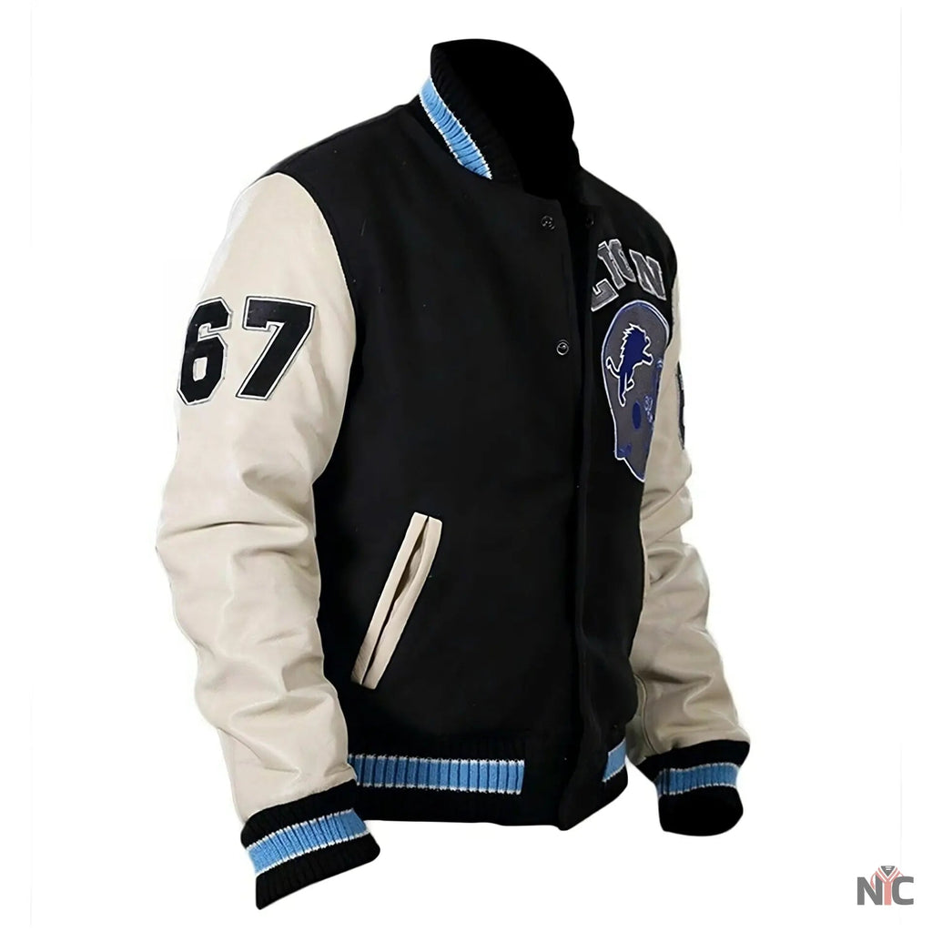 Axel Foley Detroit Lions Jacket Clanton Jacket