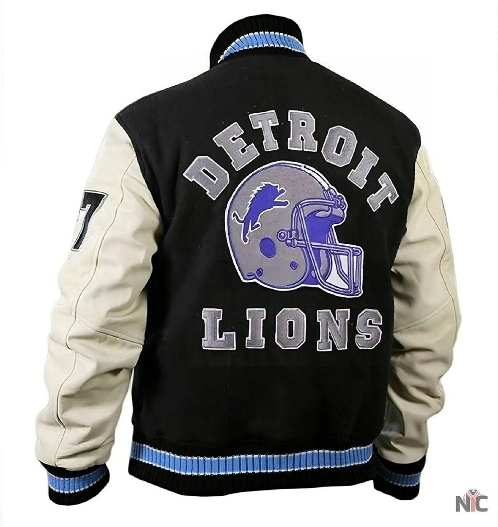 Axel Foley Detroit Lions Jacket Clanton Jacket