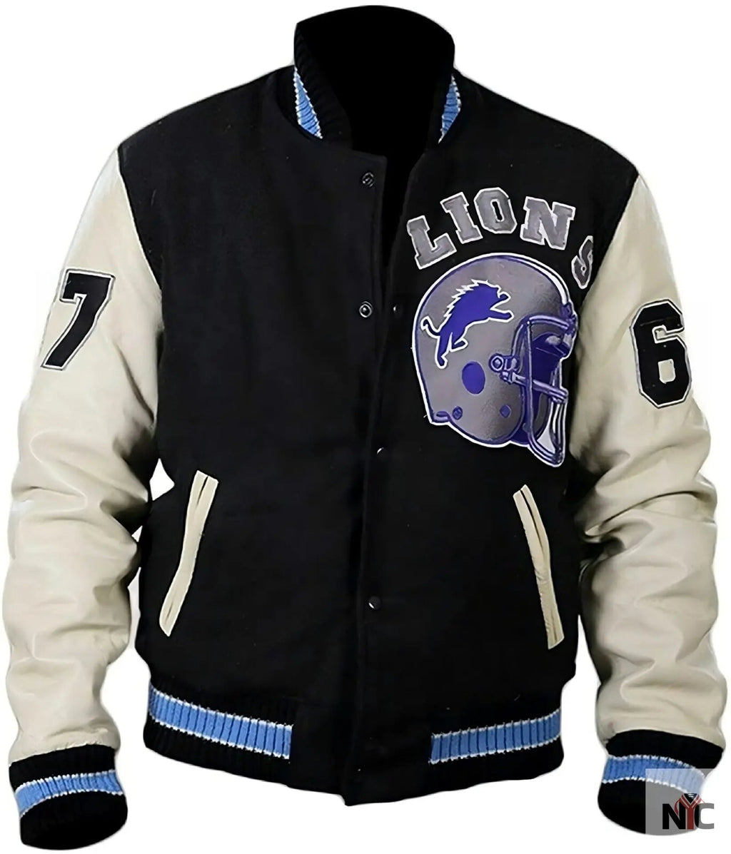 Axel Foley Detroit Lions Jacket Clanton Jacket
