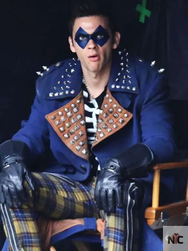 Axel Walker The Flash S04 Blue Coat Clanton Jacket