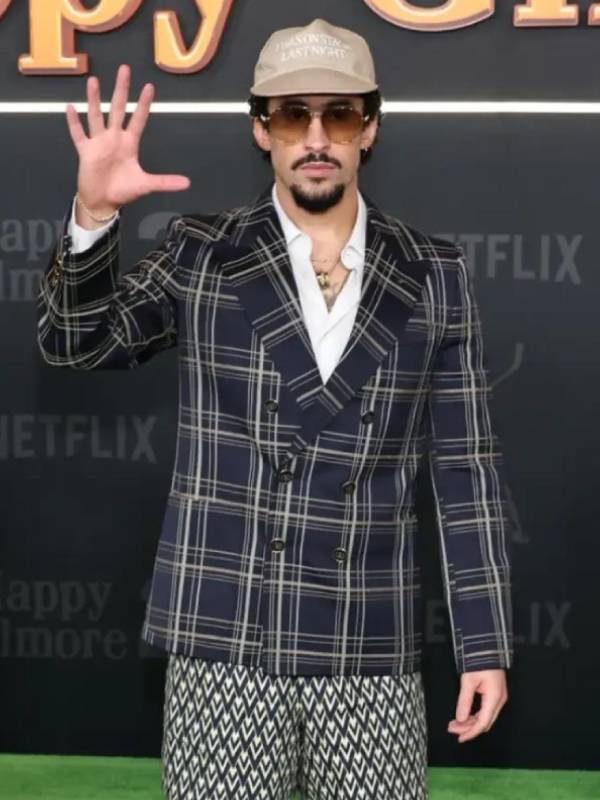 Bad Bunny Happy Gilmore 2 NYC Premiere Blazer Clanton Jacket