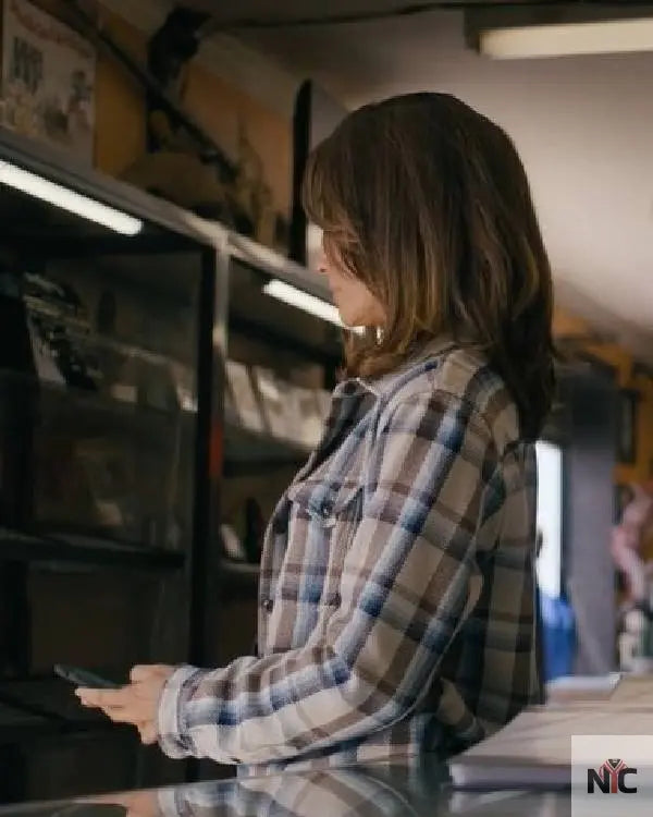 Ballard S01 Maggie Q Plaid Shirt Clanton Jacket