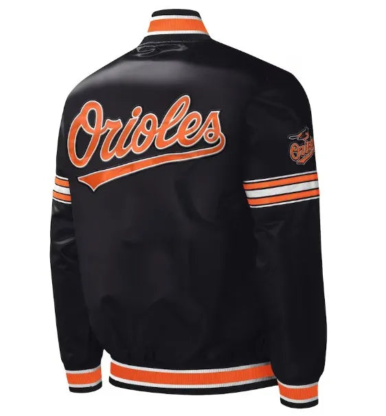Baltimore Orioles MLB Black Varsity Jacket