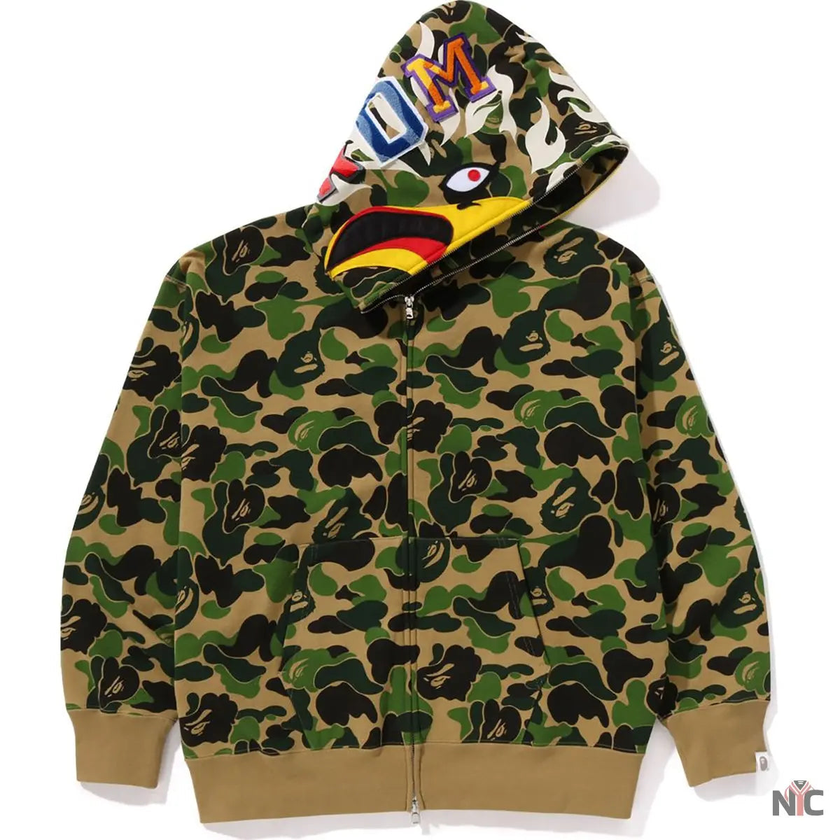 Bape X Readymade Abc Camo Eagle Relaxed Fit Full Zip Hoodie Mens Clanton Jacket