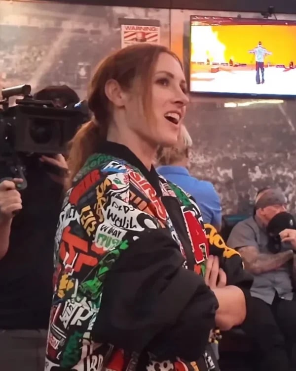 Becky Lynch SummerSlam 2025 Backstage Jacket Clanton Jacket