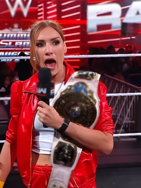 Becky Lynch WWE Monday Night RAW Red Jacket Clanton Jacket