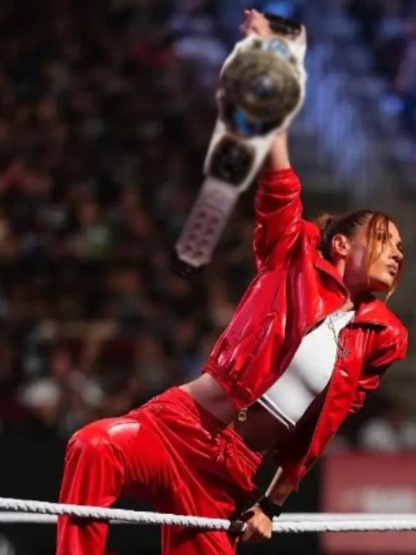 Becky Lynch WWE Monday Night RAW Red Jacket Clanton Jacket