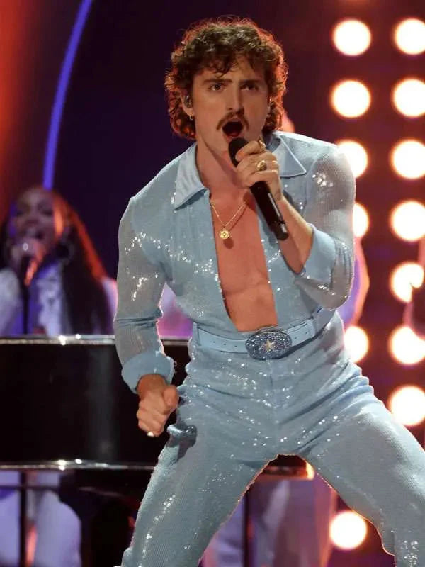 Benson Boone Blue Jumpsuit USA Jackets