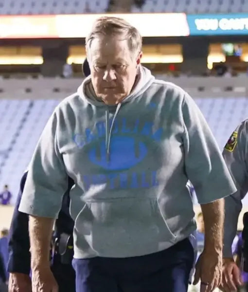 Bill Belichick TCU v North Carolina Grey Hoodie