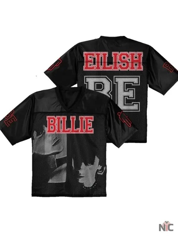 Billie Eilish BE Photo Jersey Clanton Jacket