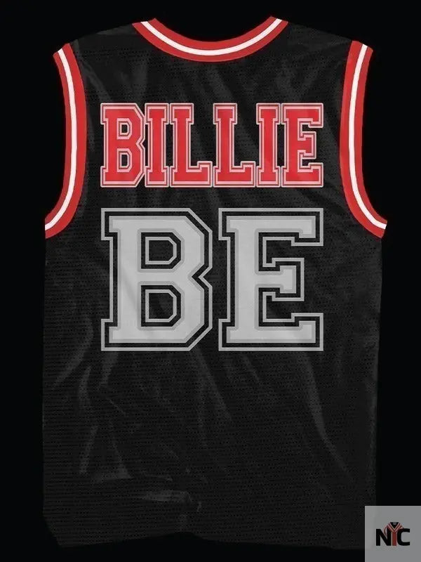 Billie Eilish Red And Black Jersey Clanton Jacket