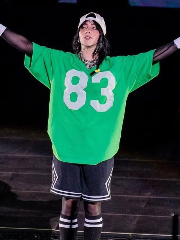 Billie Eilish 83 Green Jersey