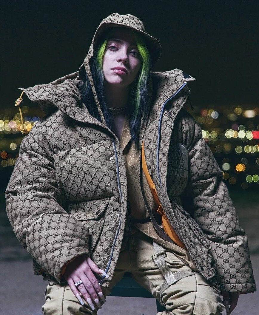 Billie Eilish The North Face Puffer Jacket Clanton Jacket