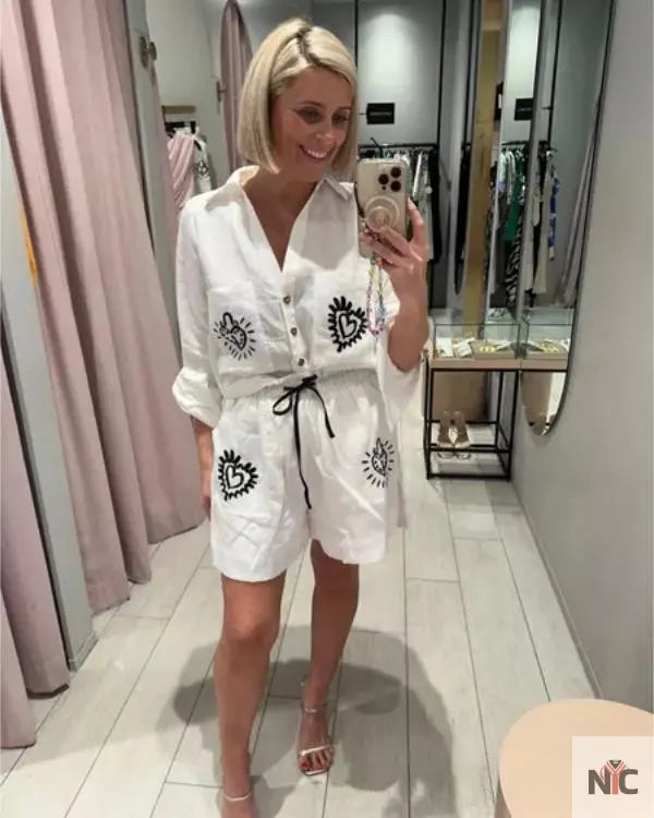 Billion Dollar Playground 2025 Black Embroidered Heart Shirt Clanton Jacket