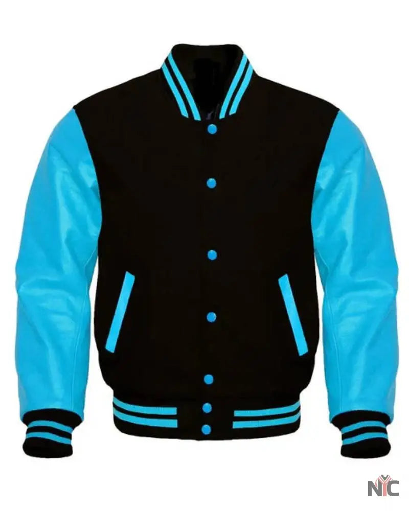 Black And Blue Varsity Jacket Clanton Jacket