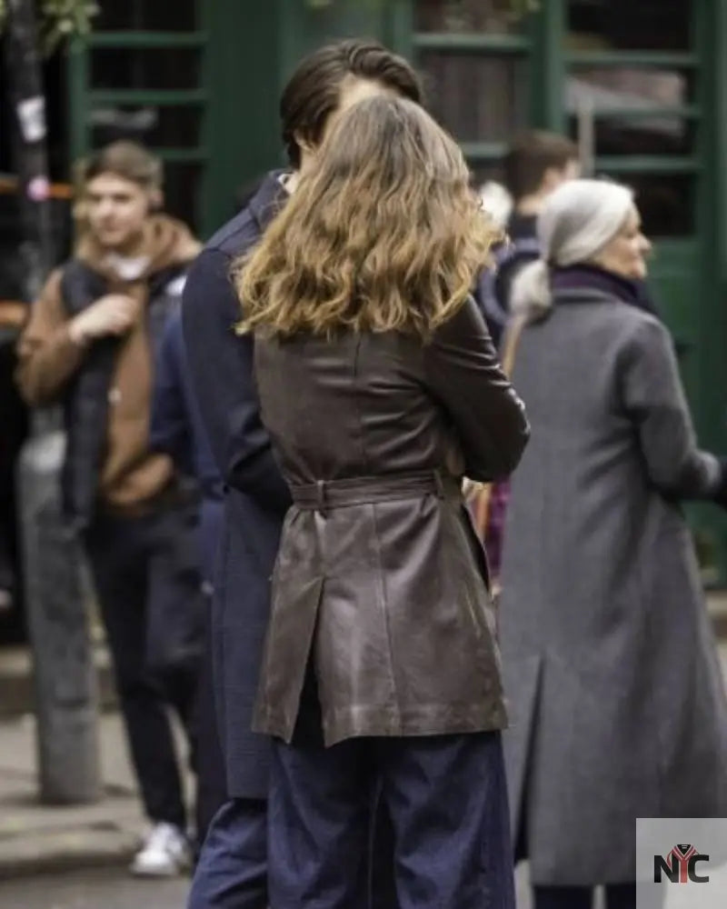 Black Doves 2024 Keira Knightley Leather Jacket Clanton Jacket