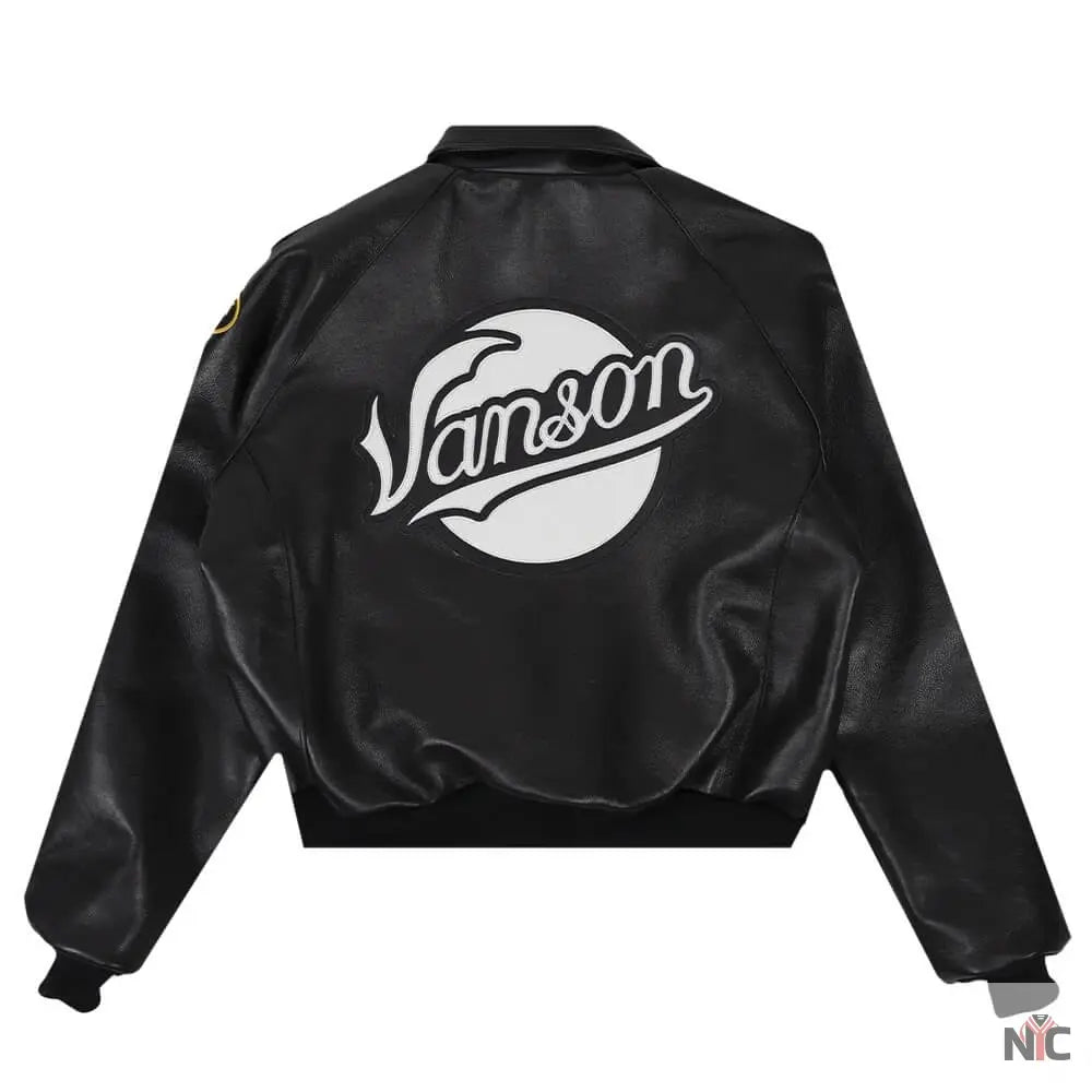 Black Heights Vanson Leather Jacket Clanton Jacket