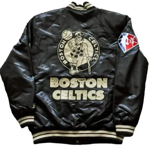Boston Celtics Black Jacket