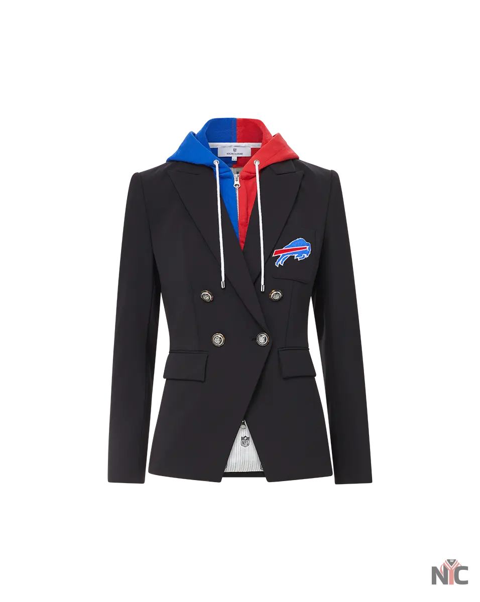 Buffalo Bills Veronica Beard Black Dickey Jacket Clanton Jacket