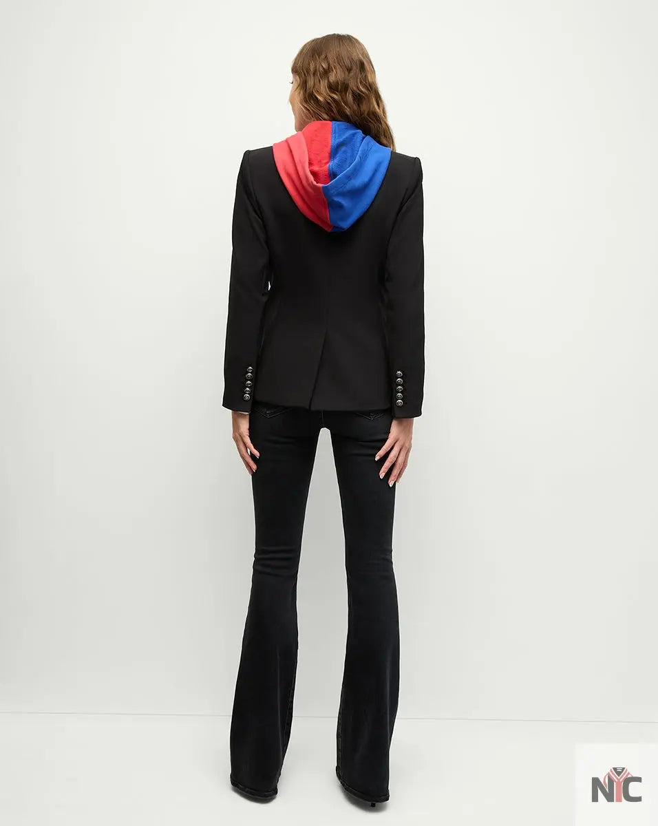 Buffalo Bills Veronica Beard Black Dickey Jacket Clanton Jacket