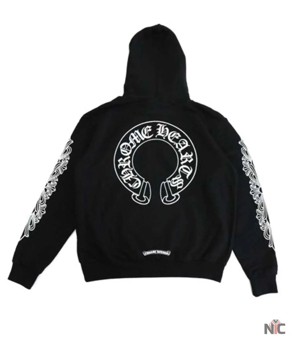 Chrome Hearts Floral Cross Hoodie Clanton Jacket