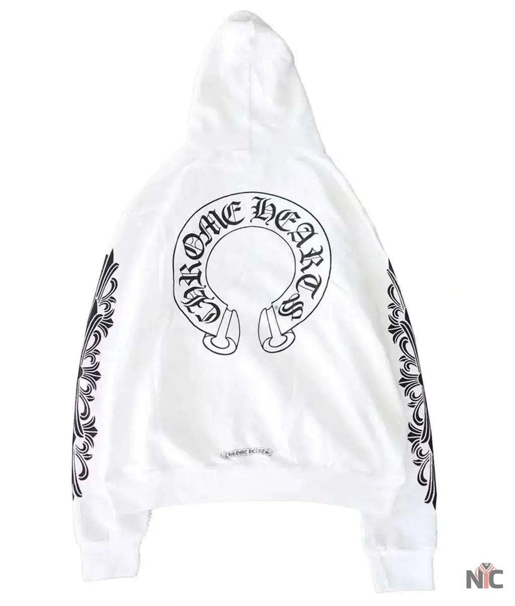 Chrome Hearts Floral Cross Hoodie Clanton Jacket