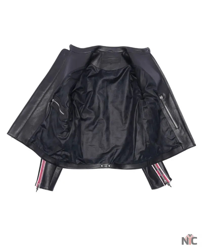 Chrome Hearts Matty Boy Hand-Painted Cemetery Cross Jacket Clanton Jacket