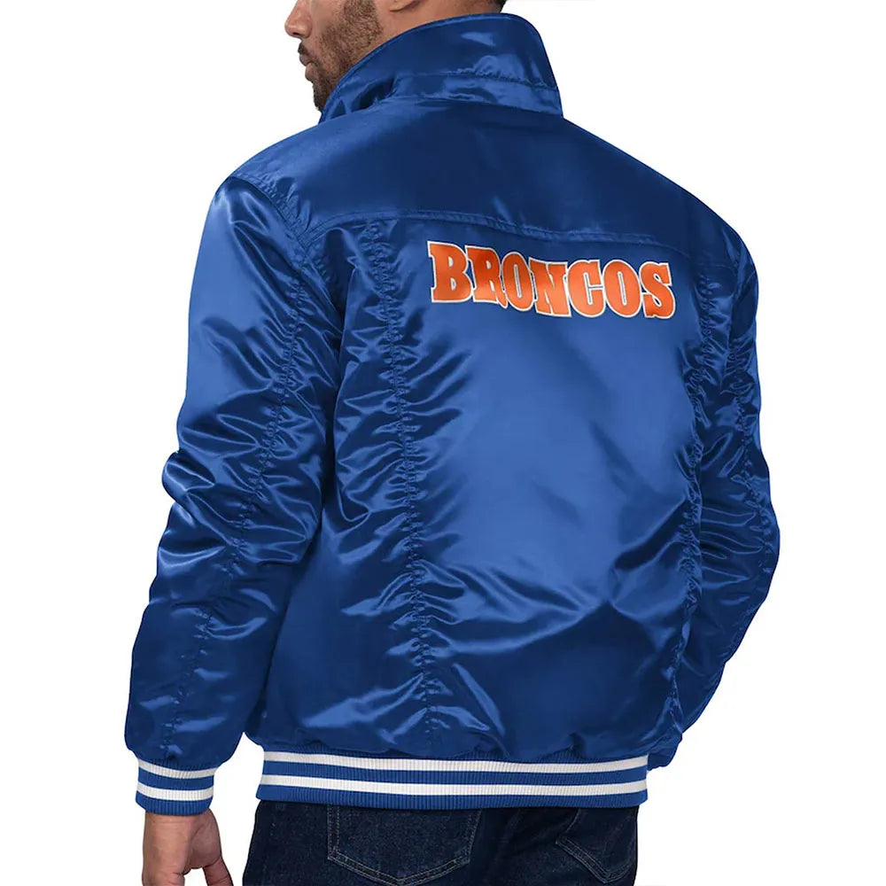 Denver Broncos Silver Tab Trucker Jacket