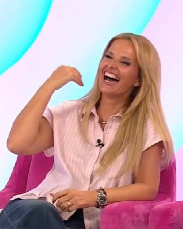 Dois às 10 Cristina Ferreira Applique Collar Shirt USA Jackets