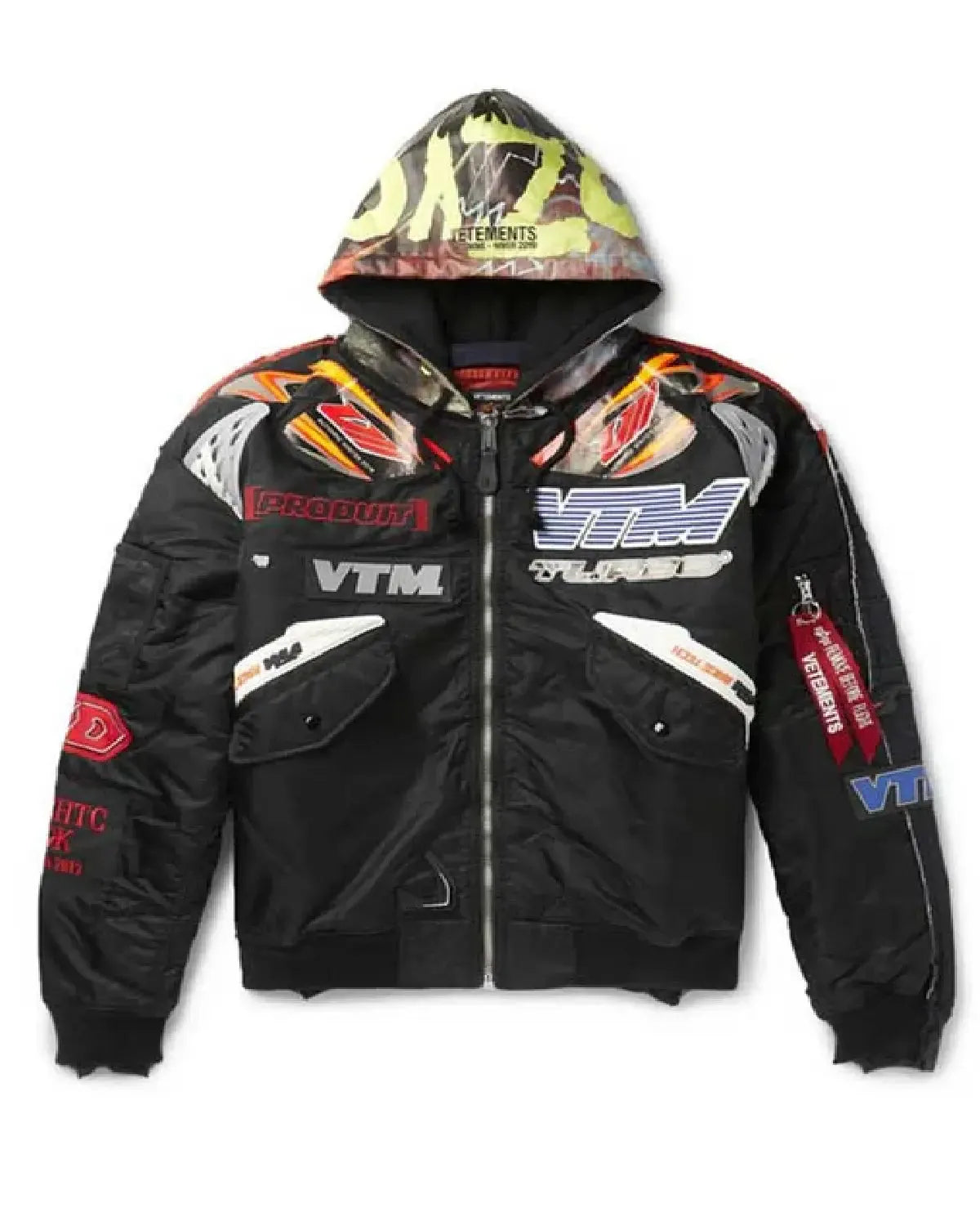 Elite Vetements X Alpha Industries Hooded Racing Jacket Sale