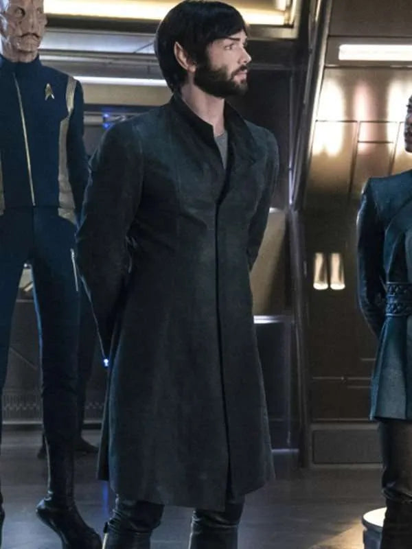 Ethan Peck Star Trek Discovery Spock Coat
