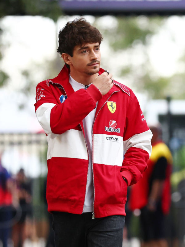 F1 Grand Prix Of Australia Charles Leclerc Red Jacket