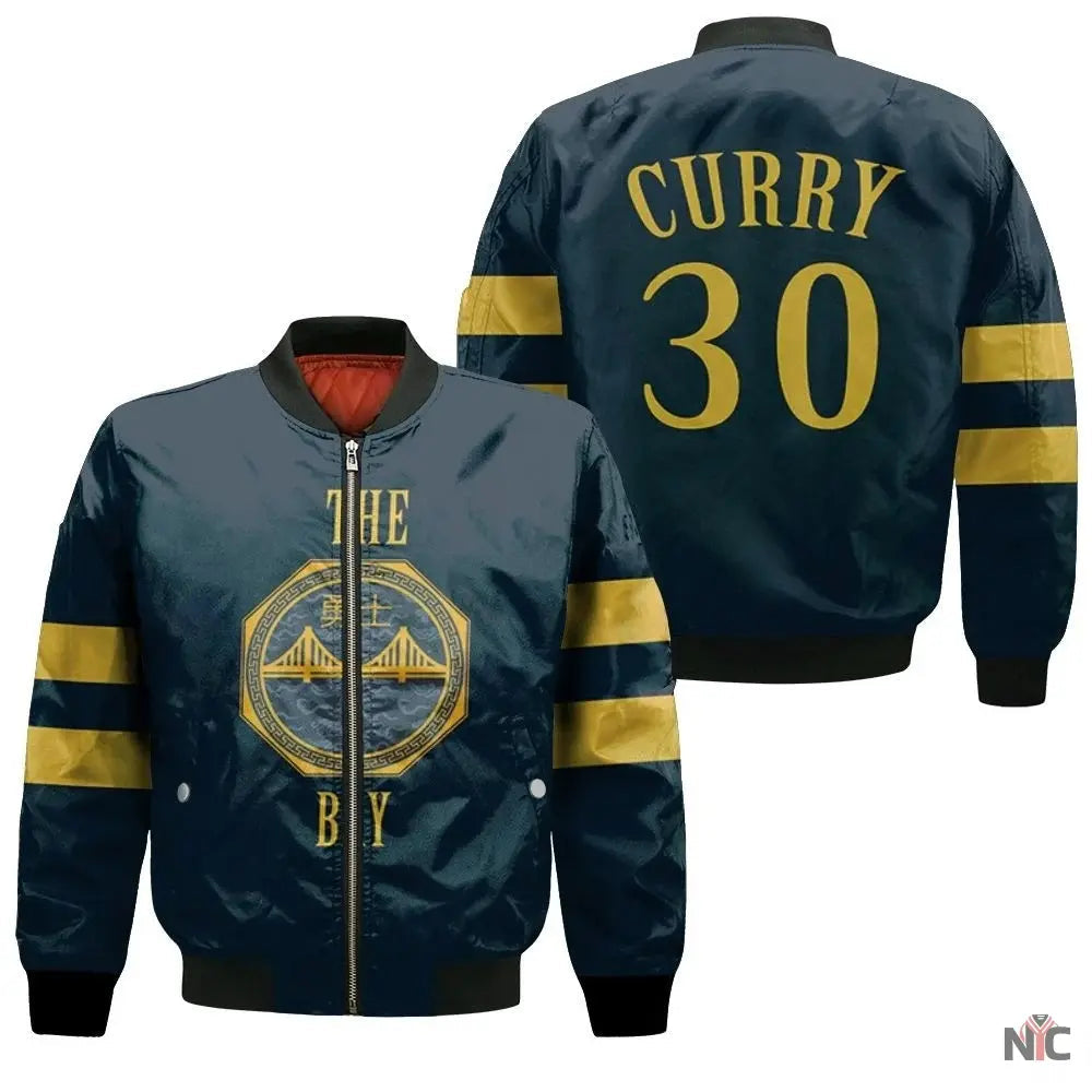 Golden State Warriors Bomber Jacket Clanton Jacket