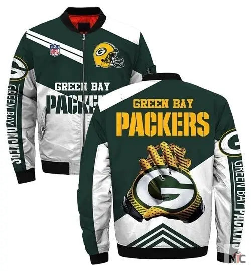 Green Bay Packers Bomber Jacket Clanton Jacket