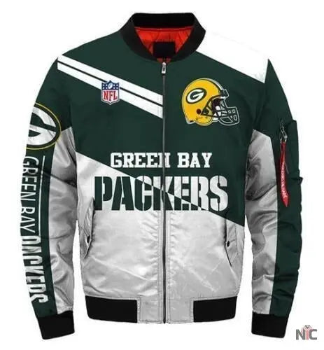 Green Bay Packers Bomber Jacket Clanton Jacket