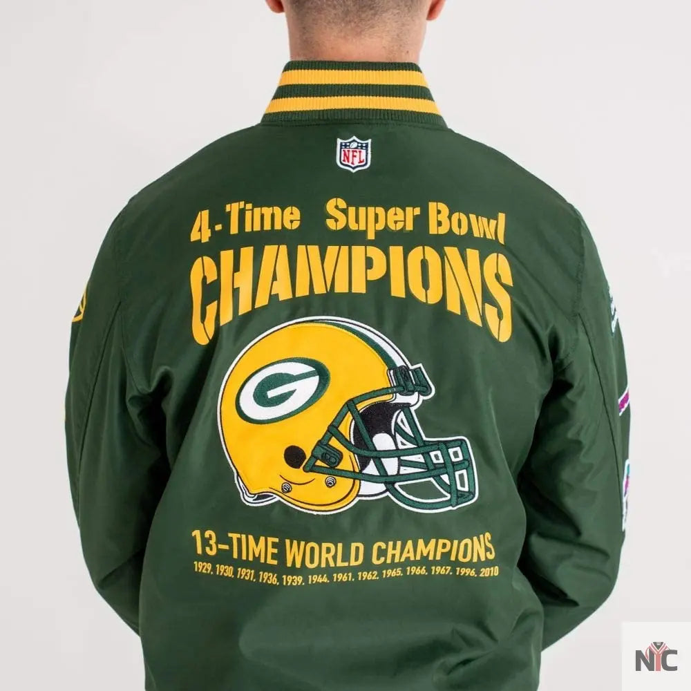 Green Bay Packers Championship Jacket Clanton Jacket
