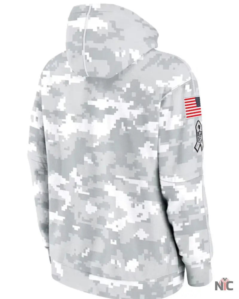 Green Bay Packers Salute To Service Camo 2024 Hoodie Clanton Jacket