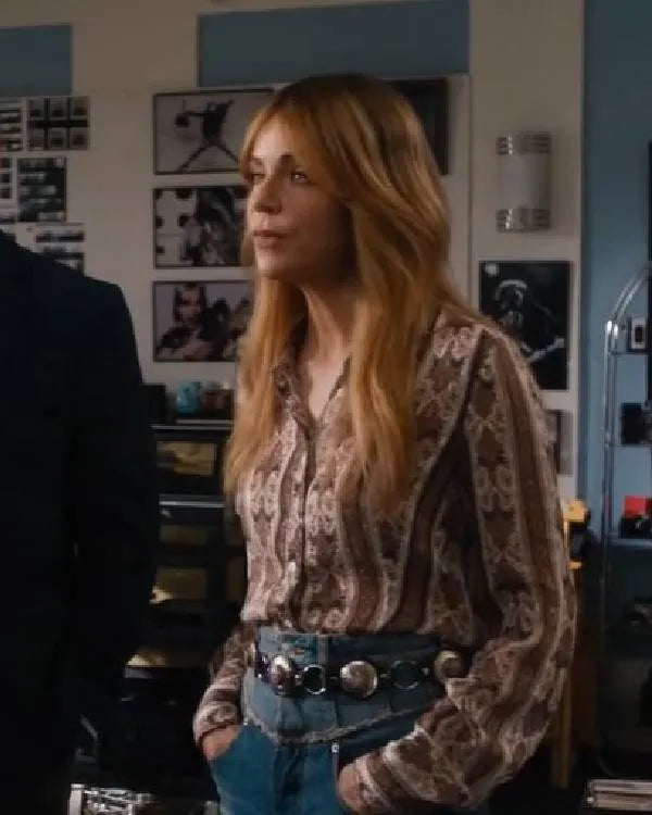 High Potential Kaitlin Olson Printed Blouse