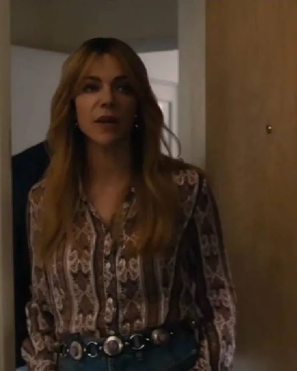 High Potential Kaitlin Olson Printed Blouse