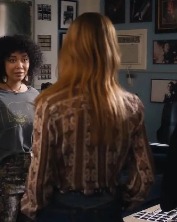 High Potential Kaitlin Olson Printed Blouse